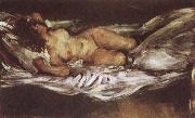 Lovis Corinth Reclining Nude oil painting